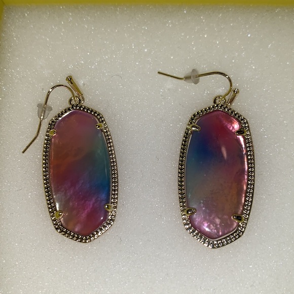 Kendra Scott Elle Watercolor illusion in Gold - Picture 2 of 6